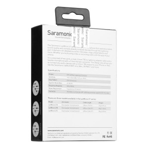 میکروفون یقه ای با سیم سارامونیک مدل LavMicro U1A رابط Lightning